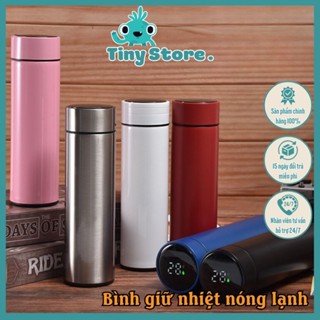   CÓ KHẮC TÊN  Bình Giữ Nhiệt Hiển Thị Nhiệt Độ 500ml Chất Liệu Inox 304 