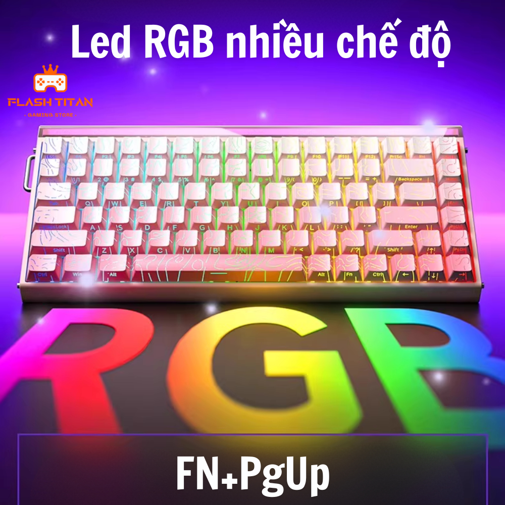 Bàn Phím Cơ Gaming Aula Hero 84 HE - Rapid Trigger - Switch Nam Châm 8k Polling Rate - RT 0.01mm | BigBuy360 - bigbuy360.vn
