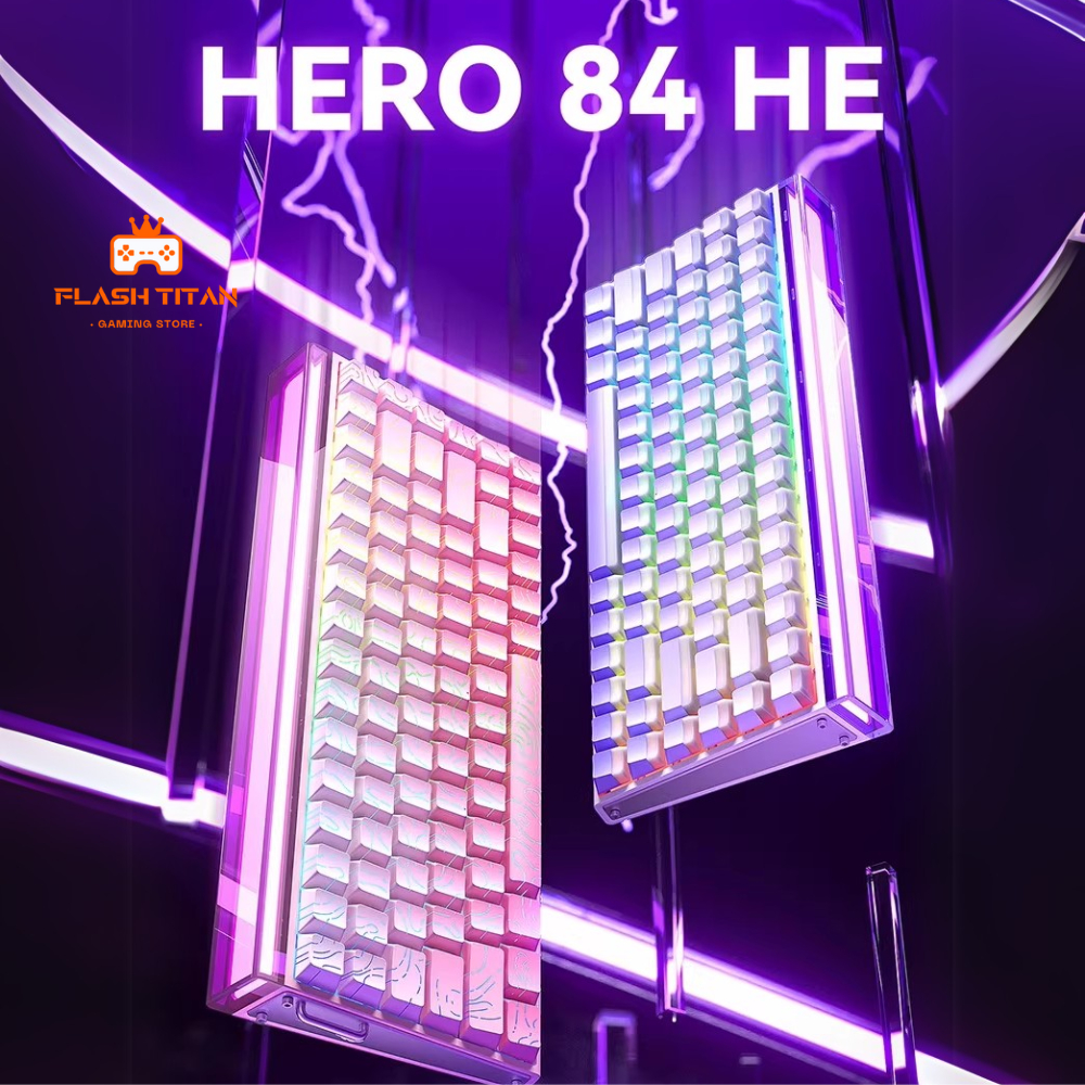 Bàn Phím Cơ Gaming Aula Hero 84 HE - Rapid Trigger - Switch Nam Châm 8k Polling Rate - RT 0.01mm | BigBuy360 - bigbuy360.vn