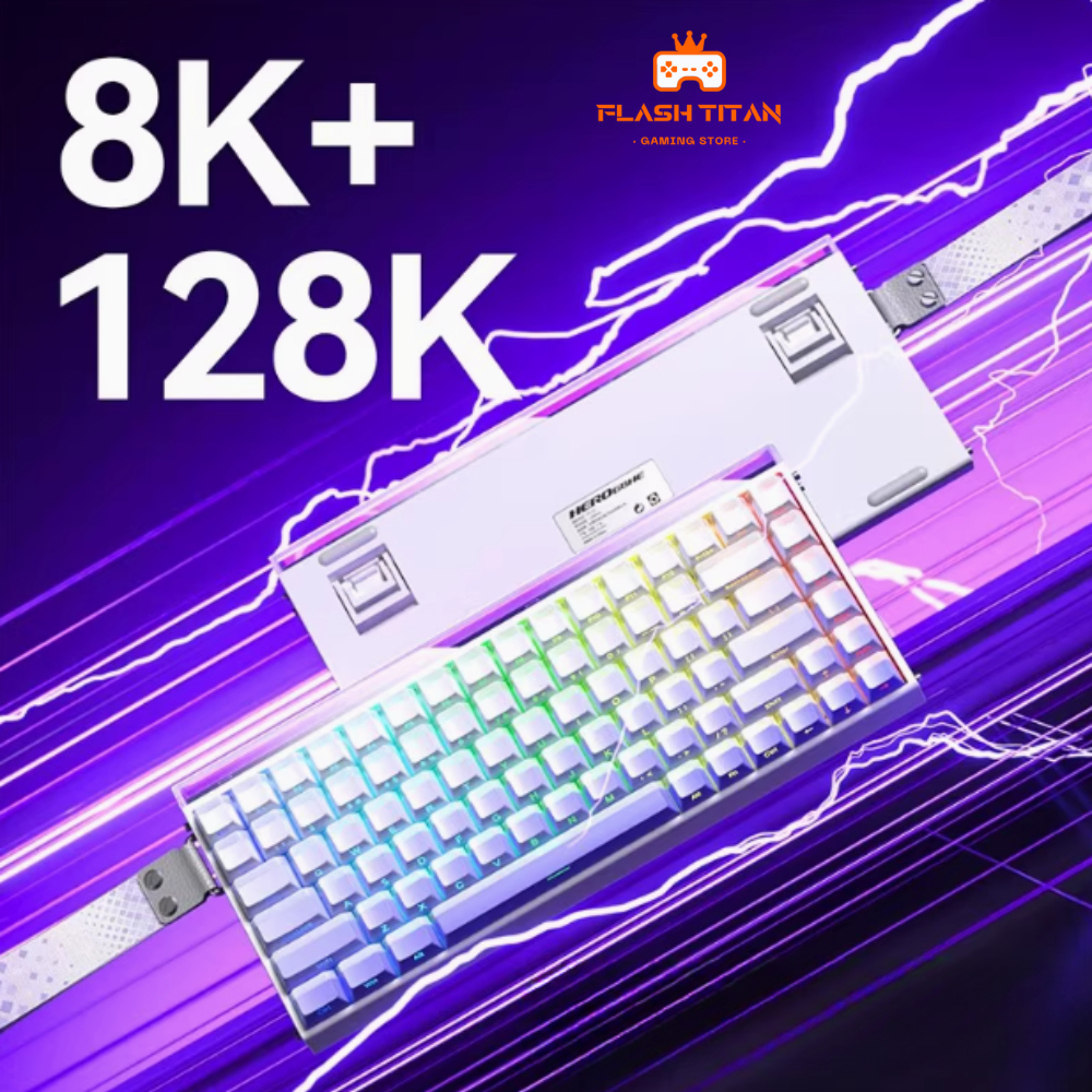 Bàn Phím Cơ Gaming Aula Hero 84 HE - Rapid Trigger - Switch Nam Châm 8k Polling Rate - RT 0.01mm | BigBuy360 - bigbuy360.vn