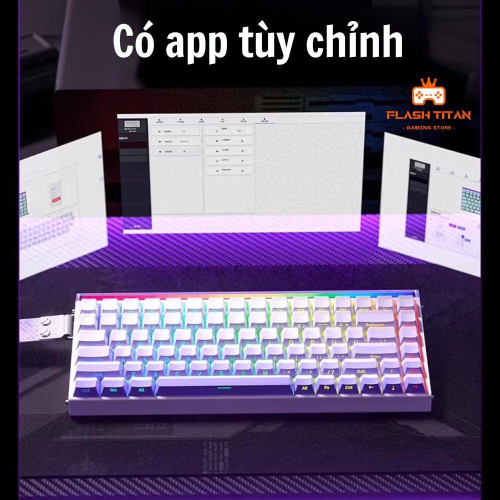 Bàn Phím Cơ Gaming Aula Hero 84 HE - Rapid Trigger - Switch Nam Châm 8k Polling Rate - RT 0.01mm | BigBuy360 - bigbuy360.vn