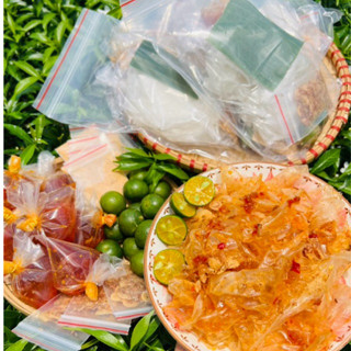 Combo 10 bịch bánh tráng lá chuối Tây Ninh Nguyệt Như, bánh tráng phơi sương muối nhuyễn sate