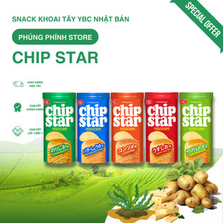  Snack khoai tây YBC ChipStar Nhật Bản ăn vặt cho bé đủ vị  CHIP STAR  
