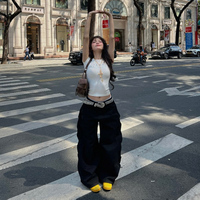 Bad Choices | Quần Wide-legs CATUS Kaki Jeans ống rộng StreetStyle | BigBuy360 - bigbuy360.vn