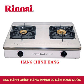 Bếp gas Rinnai RV-365SW Mặt inox, Chén đồng có đầu hâm, Bảo hành chính hãng