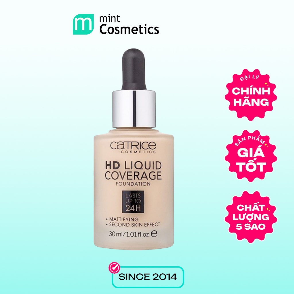 Kem Nền Catrice HD Liquid Coverage Foundation 30ml