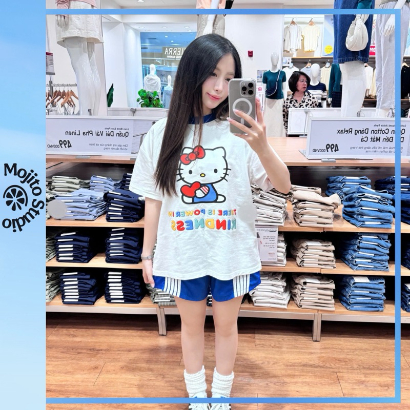 [HÀNG MỚI VỀ] Áo Thun Boxy Nam Nữ HK Cotton Mềm Mịn Vintage Phong Cách Mỹ -  MOJITO STUDIO