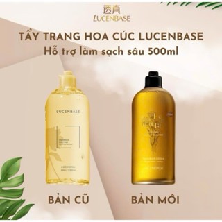 Tẩy trang hoa cúc Lucenbase 500ml dịu nhẹ, sạch sâu cho da nhạy cảm