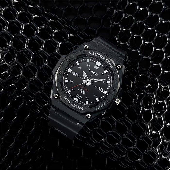 Đồng Hồ Nam Casio MW-620H-1AVDF Màu Đen Mặt Kính Nhựa 48.1mm Chống Nước Dây Nhựa Chính Hãng | BigBuy360 - bigbuy360.vn