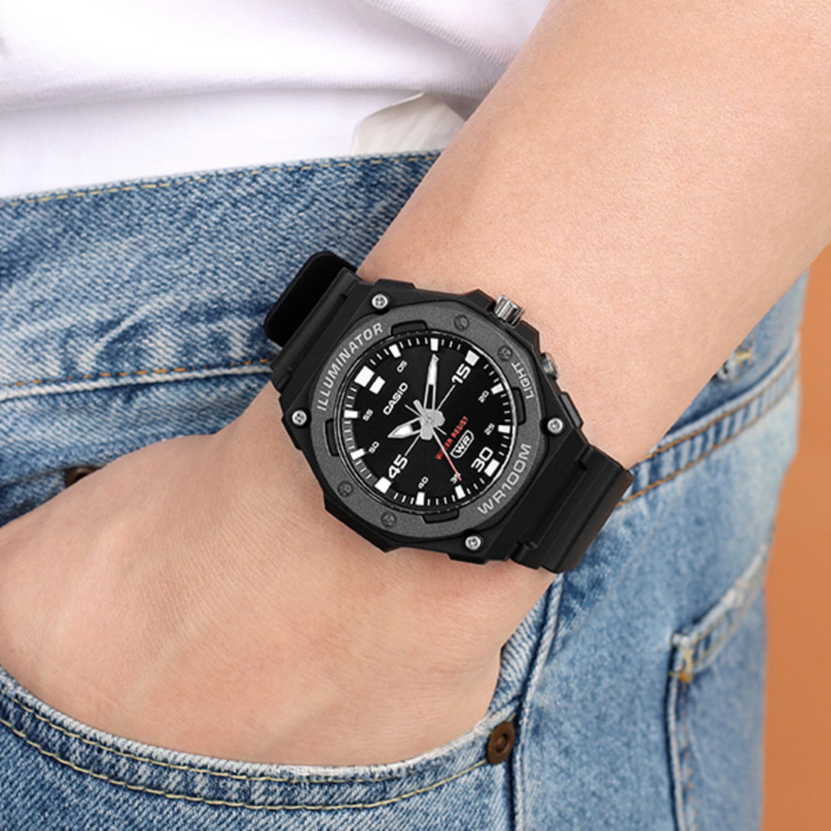 Đồng Hồ Nam Casio MW-620H-1AVDF Màu Đen Mặt Kính Nhựa 48.1mm Chống Nước Dây Nhựa Chính Hãng | BigBuy360 - bigbuy360.vn
