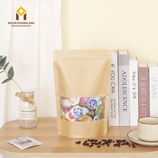   SIÊU RẺ  Combo 10 Chiếc Túi Zip Giấy Kraft Nâu 18x26_Bao Bì Phương Anh 
