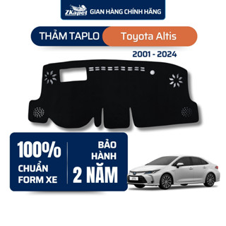Thảm taplo ô tô Toyota Altis 2001 - 2024 ZKAPET