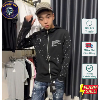 Áo Chống Nắng Nam DSQ Vẩy Sơn Trắng, Chất Liệu mềm Mịn, Co Dãn, Thoáng Mát, Kháng Tai UV