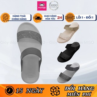 Dép Thái Lan Nữ MONOBO MONIGA 7.1 Quai Ngang Đế Cao 3.5cm, Dép Quai Ngang Nữ Thái Lan Siêu Nhẹ, Dép Trung Niên