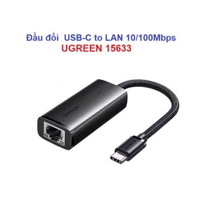 Cáp chuyển USB TYPE C sang LAN ( 30287 , 15633 , 15637 , 15638 ) Ugreen - Màu đen