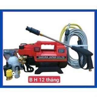 [ BH 24 THÁNG ] Máy rửa xe mini I Máy rửa xe cao áp 3000W-3500W - Có áp chống giật - Chống cháy