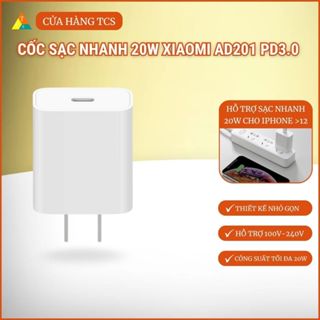 Củ sạc nhanh XM  Type-C 20W XM AD201