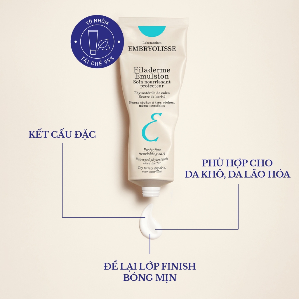 [Livestream X EMB] Kem Dưỡng Trẻ Hóa Căng Bóng Da Embryolisse Filaderme Émulsion 15ml - 75ml | BigBuy360 - bigbuy360.vn