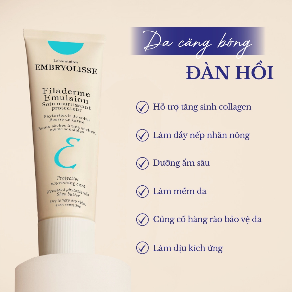 [Livestream X EMB] Kem Dưỡng Trẻ Hóa Căng Bóng Da Embryolisse Filaderme Émulsion 15ml - 75ml | BigBuy360 - bigbuy360.vn