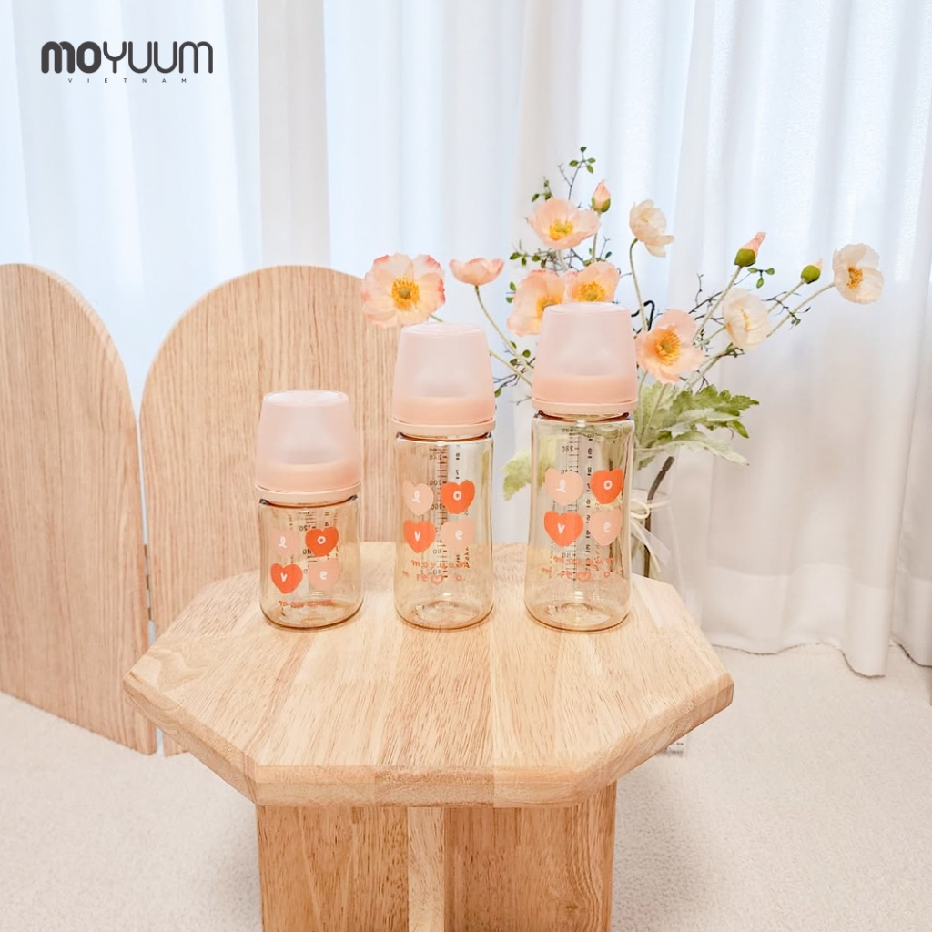 Bình sữa PPSU Moyuum Thế hệ 3 mẫu mới 2025