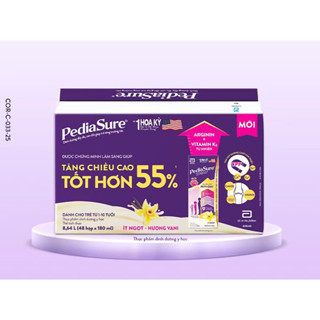   Date 7 2026  Thùng 48 Hộp Sữa nước Pediasure Vani 180ml 