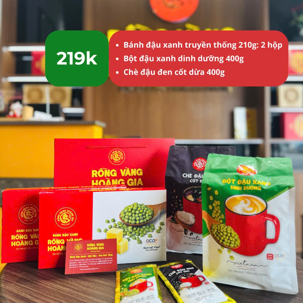 SET QUÀ TẶNG 219K RỒNG VÀNG HOÀNG GIA