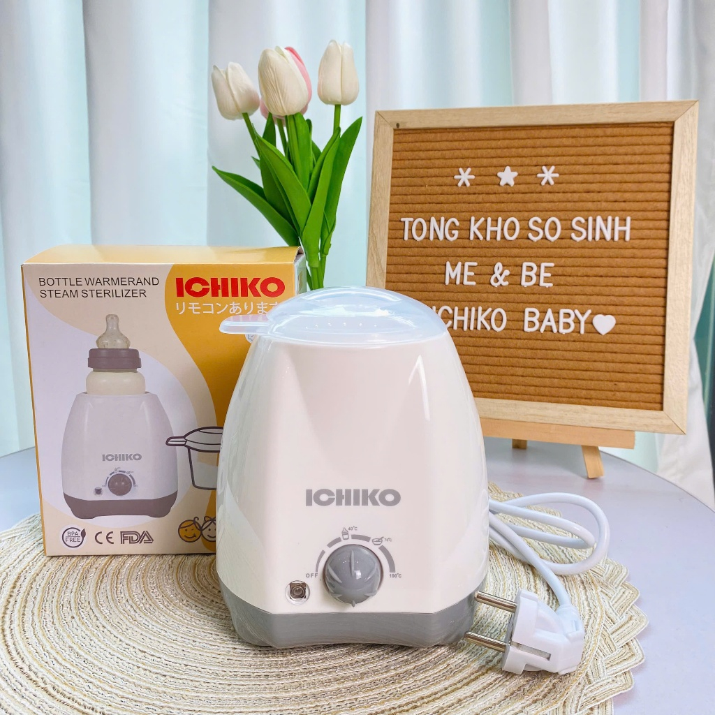 Máy hâm sữa Ichiko, Hâm nóng, giữ nóng, tiệt trùng bình sữa