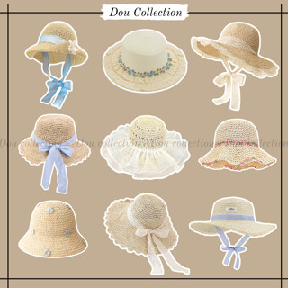  Nón Cói Unisex Mũ Cói Đi Biển Chống Nắng Màu Be Nhiều Mẫu Phong Cách Vintage Thời Trang Biển Xuân Hè - Mã NC07 