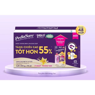   Date 7 2026  Thùng 48 Hộp Sữa nước Pediasure Vani 110ml 