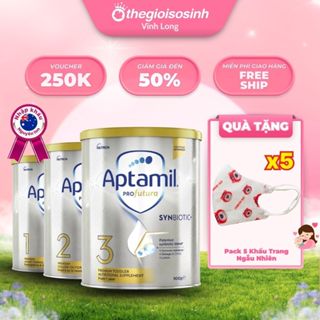 [✨TEM BẮC NAM- CHÍNH HÃNG] Sữa Aptamil Profutura Úc  Số 1, Số 2, Số 3, Số 4 Hộp 900g Date xa