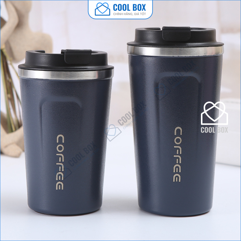 [Loại 1] Chữ Coffee được khắc laser lên Cốc giữ nhiệt COFFEE HOLIC 380 ml hàng xịn | BigBuy360 - bigbuy360.vn