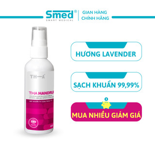 Nước rửa tay khô sát khuẩn THA HANDRUB tăng cường dưỡng ẩm khử mùi chai 100ml  giao từ Hà Nội  