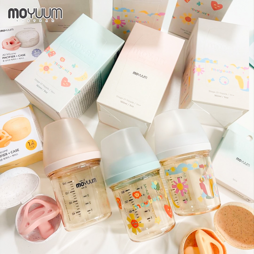 Bình sữa PPSU Moyuum Mov.aa