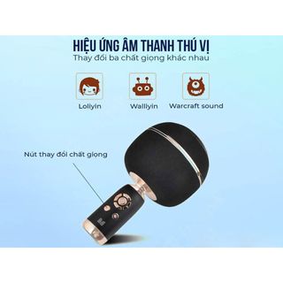 MIC HÁT KARAOKE SD17/ Micro Karaoke kèm Loa hãng Monster M97 (Mỹ ), 26W,Bluetooth 5.0,TWS kết nối 2 mic