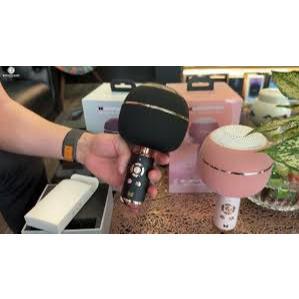MIC HÁT KARAOKE SD17/ Micro Karaoke kèm Loa hãng Monster M97 (Mỹ ), 26W,Bluetooth 5.0,TWS kết nối 2 mic