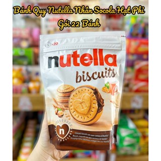 Bánh Quy Nutella Nhân Socola Hạt Phỉ Đức ⚡ CỰC KỲ NGON  ⚡ Gói 22 Bánh ⚡