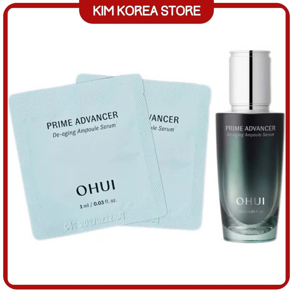 Sample tinh chất ⚡CHÍNH HÃNG⚡ Gói serum Ohui xanh chống lão hóa, gói dùng thử 1ml  dưỡng da ohui trắ