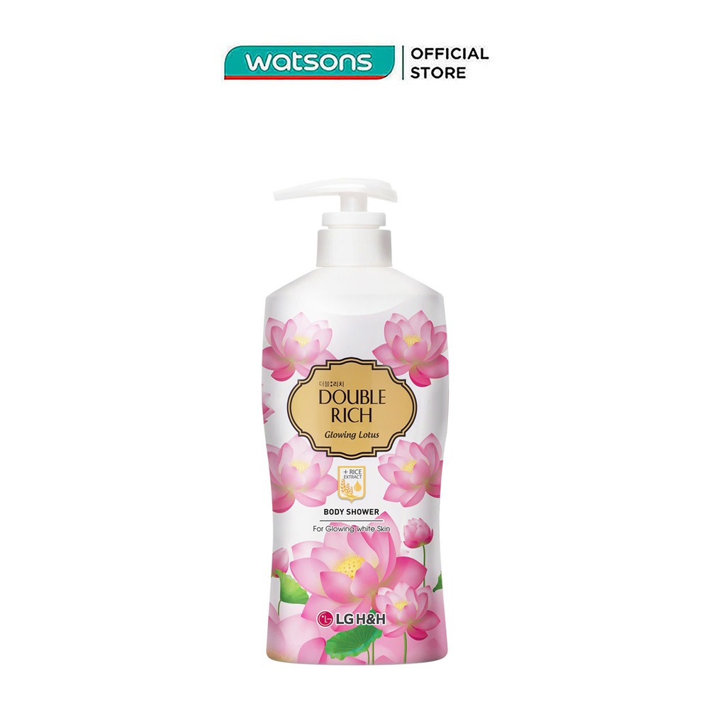 Sữa Tắm Double Rich Glowing Lotus Chiết Xuất Hoa Sen & Tinh Chất Gạo 800g