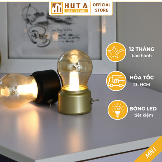 Đèn led để bàn mini HUTA Light For Life MN1 tích điện trang trí nhà hàng quán bar lounge