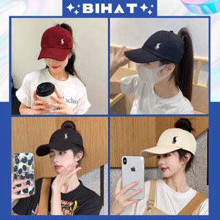 Nón Lưỡi Trai Cotton Hở Chóp Thời Trang Hàn Quốc Dành Cho Nữ thêu Ngựa Polo, Mũ lưỡi chai chống nắng bóng chày MU481