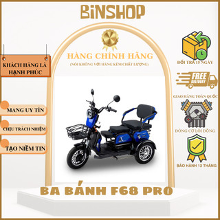 Xe điện ba bánh cho người già Người khuyết tật Mẫu xe F68 pro-Super Sport Đi được 70km lần sạc Mẫu mới năm 2025 