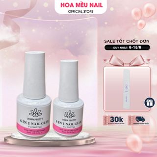Gel Glue 6 in1  dán móng nối móng tay, cứng móng , ẩn phụ kiện, úp móng gel