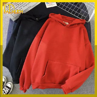  Áo hoodie nam nữ trơn nón 2 lớp vải nỉ bông mềm mịn size từ 35-70kg 