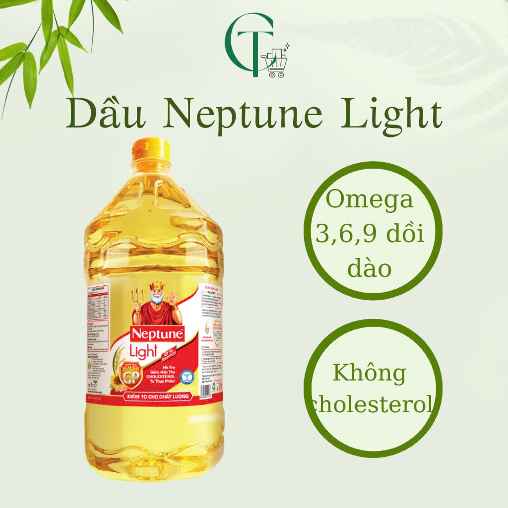 Dầu ăn Neptune Light 2L date mới nhất