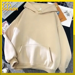 Áo hoodie nam nữ trơn nhiều màu vải nỉ bông mềm mịn nón 2 lớp