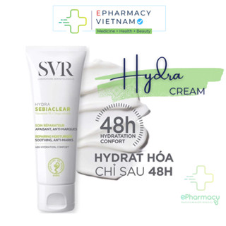SVR SEBIACLEAR HYDRA Kem dưỡng ẩm cho da dầu mụn, dưỡng da mềm mịn, mờ thâm mụn 40ml