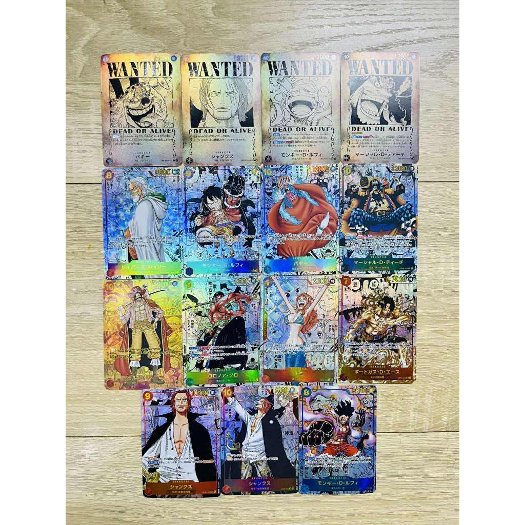 [ Hỏa tốc HCM ][ Vũ Trí Ba ] Tổng hợp Thẻ bài Custom One Piece với hiệu ứng hologram Luffy gear 5