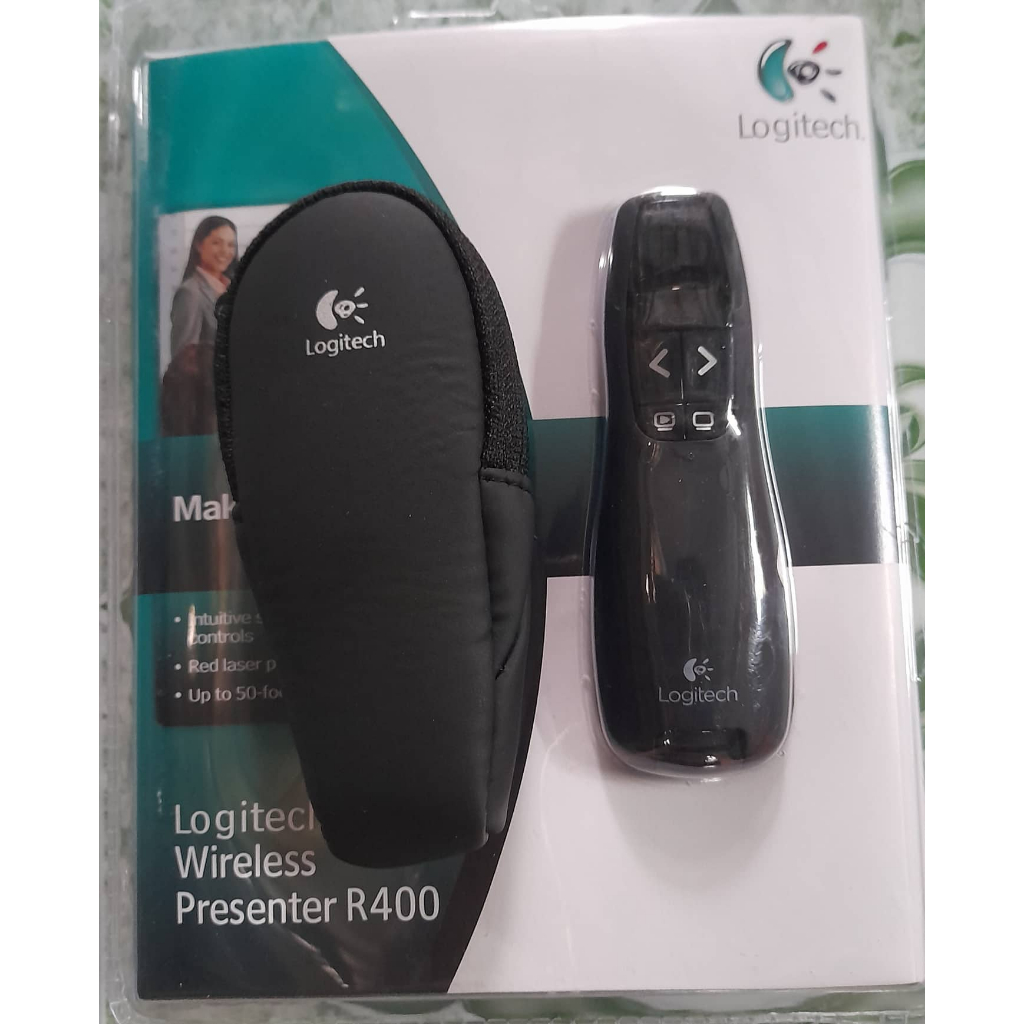 Bút trình chiếu không dây từ xa Logitech R400 - hàng chính hãng. NS Như Hưng