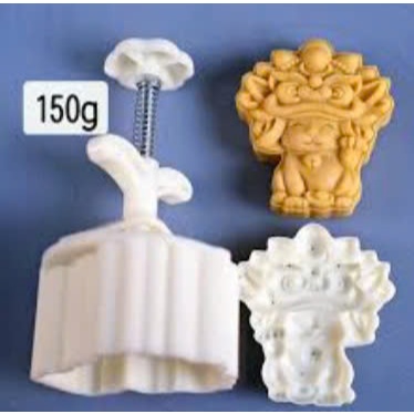 Khuôn trung thu Mèo Múa Lân 150gr