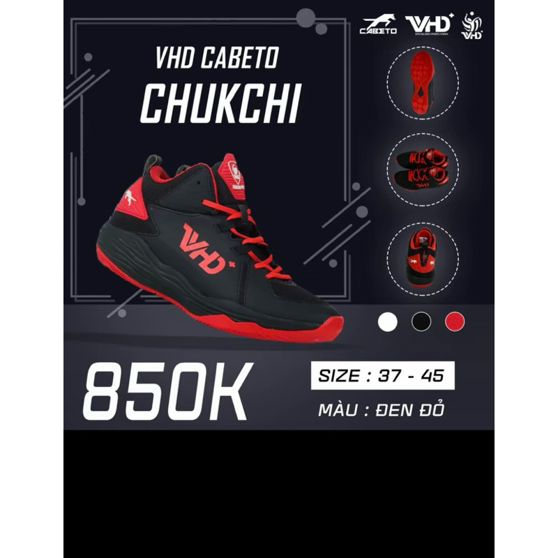 Giày bóng chuyền VHD Chukchi- Chuyên cày bê tông cho nam và nữ không đau gối TẶNG TẤT(QUÀ NGẪU NHIÊN